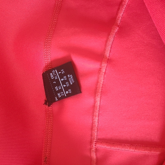 Adidas x Ivy Park Rib Panel Tights Real Coral - Picture 5 of 5